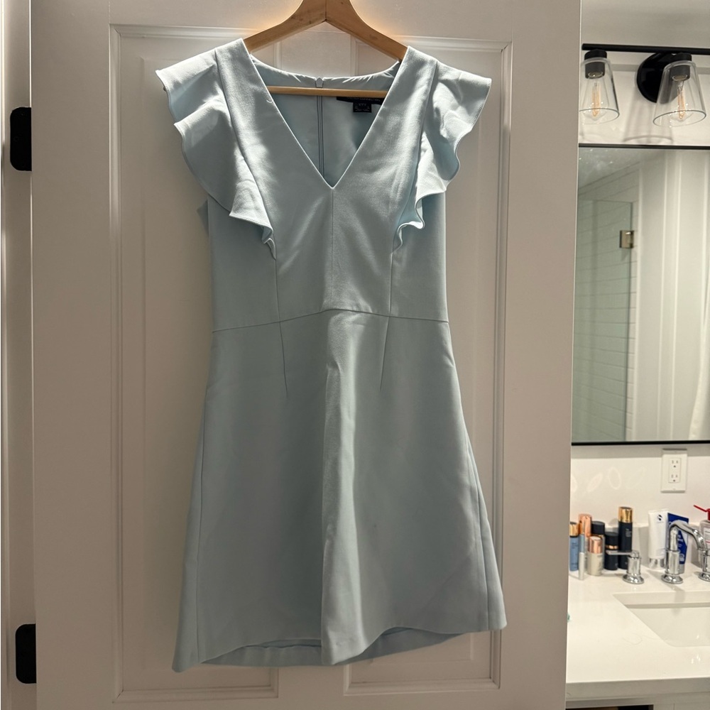 French Connection Light Blue Mini Dress